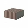 Ferm LIVING Boite Striped - Cube 2 Ferm LIVING Boite Striped - Cube -BLOU PARIS Soldes boite striped cube