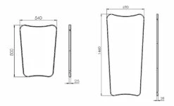 Gubi Miroir FA 33 -BLOU PARIS Soldes fauteuil grace 5