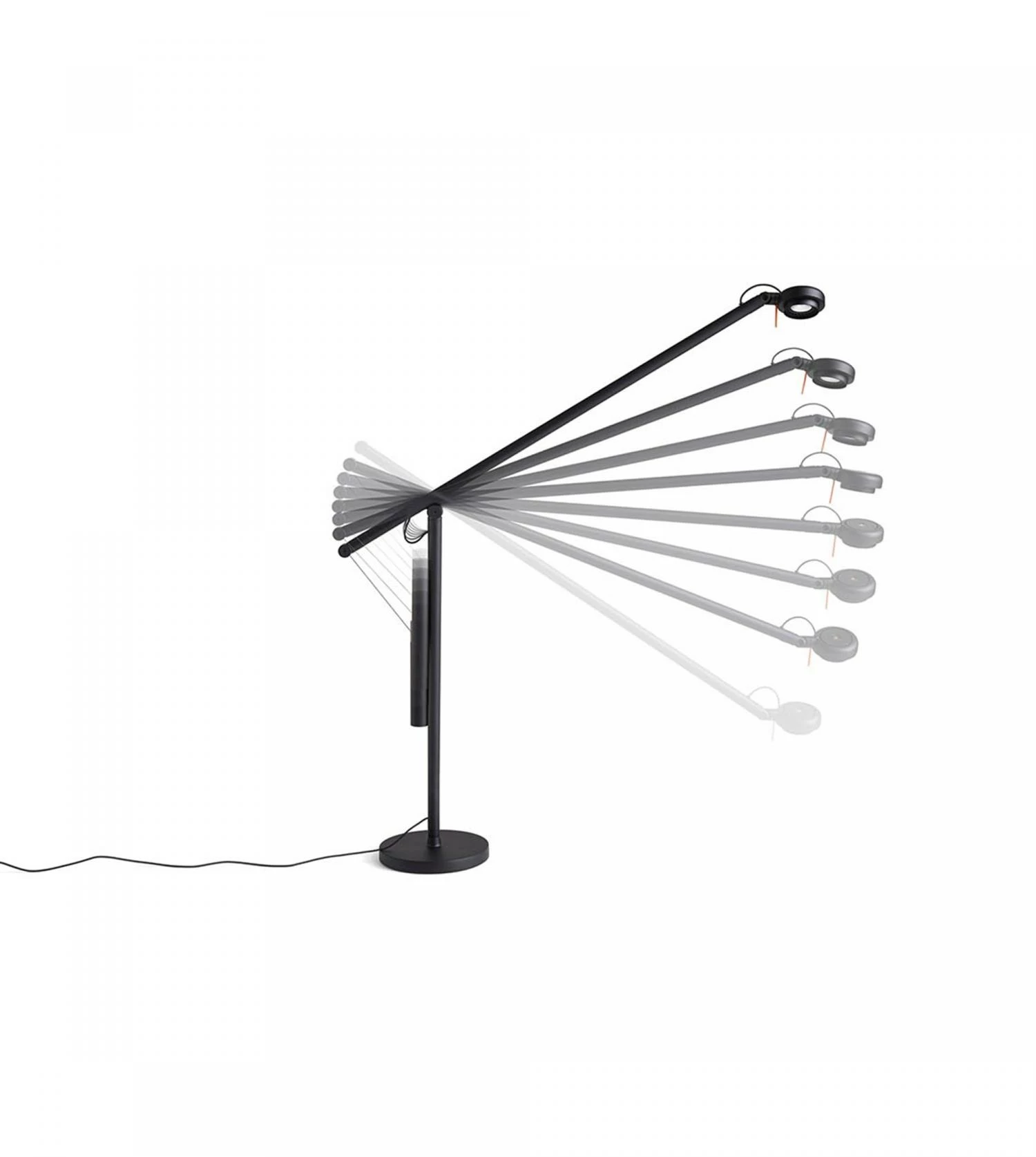 Hay Lampe à Poser Avec Base Fifty - Fifty 3 Hay Lampe à Poser Avec Base Fifty - Fifty