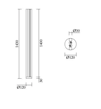 Lampadaire Parallel Tubes - Concept Colour A 6 Lampadaire Parallel Tubes - Concept Colour A – Image 4