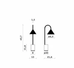 Lampe De Table Ozz -BLOU PARIS Soldes lampe de table ozz 9