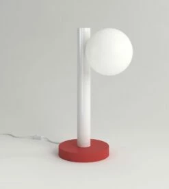 Lampe De Table - Tube With Globes And Cones - Concept Colour B
