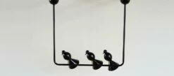 Plafonnier En U - 3 Alouettes Perchées -BLOU PARIS Soldes plafonnier en u 3 alouettes perchees 3
