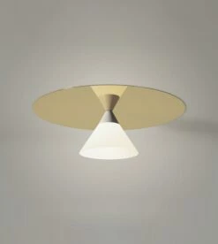 Plafonnier Plate And Cone