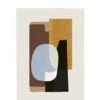 Ferm LIVING Poster Abstraction -BLOU PARIS Soldes poster abstraction