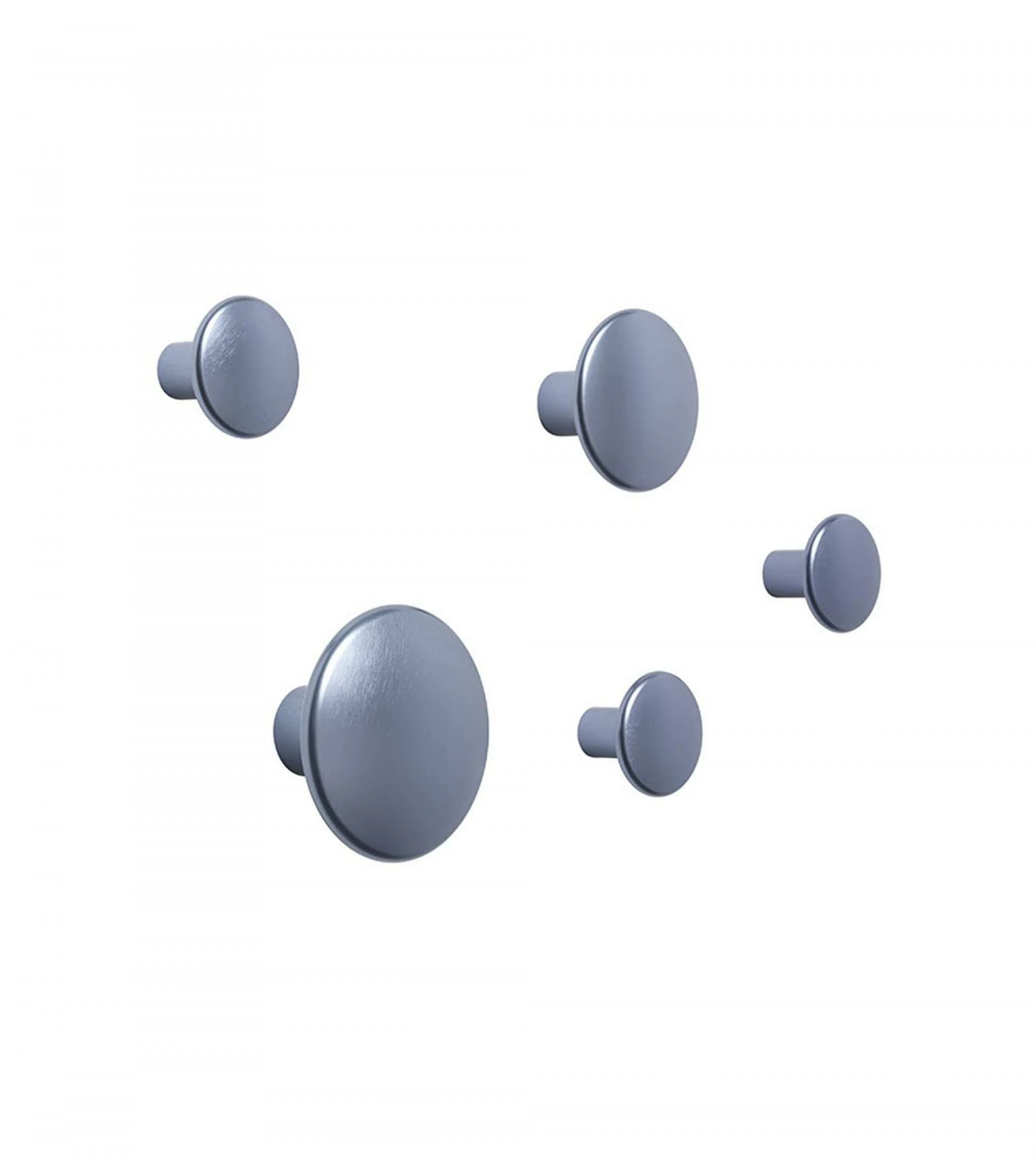 Muuto Set De Patères The Dots Métal (par 5) 4 Muuto Set De Patères The Dots Métal (par 5) – Image 2