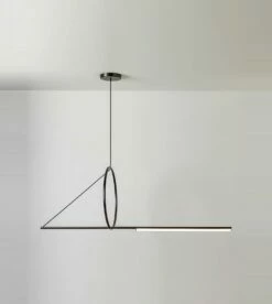 Suspension Cercle Et Trait - XL