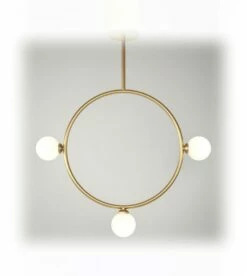 Suspension Circle Pendant - 3 Globes