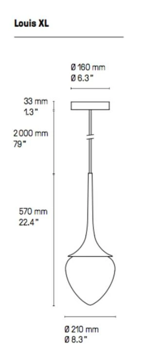 Suspension Louis - XL 7 Suspension Louis - XL – Image 5