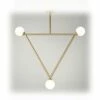Suspension Triangle Pendant - 3 Globes 1 Suspension Triangle Pendant - 3 Globes -BLOU PARIS Soldes suspension triangle pendant 3 globes