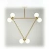 Suspension Triangle Pendant - 6 Globes -BLOU PARIS Soldes suspension triangle pendant 6 globes